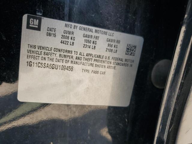 2016 CHEVROLET MALIBU LIM 1G11C5SA6GU109458