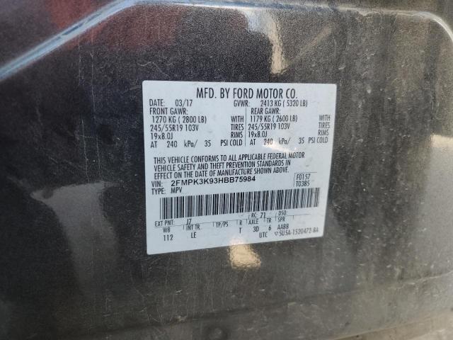 2017 FORD EDGE TITAN 2FMPK3K93HBB75984