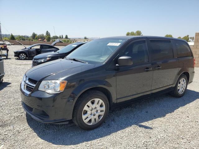 DODGE GRAND CARA 2018 black  flexible fuel 2C4RDGBG7JR133991 photo #1