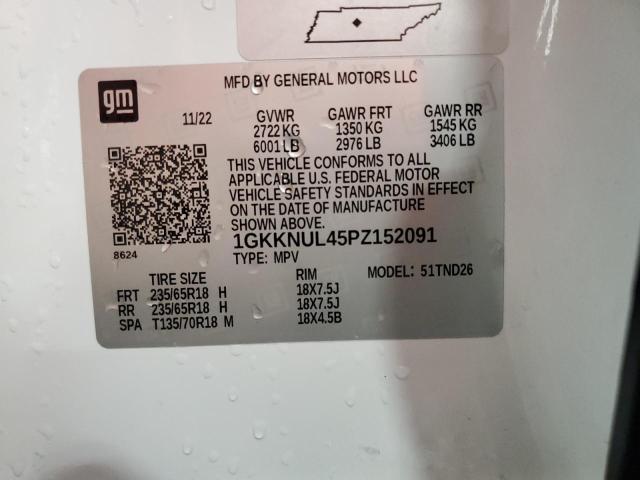 2023 GMC ACADIA SLT 1GKKNUL45PZ152091