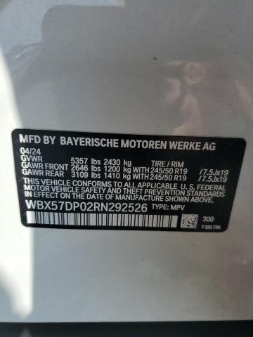 2024 BMW X3 XDRIVE3 WBX57DP02RN292526