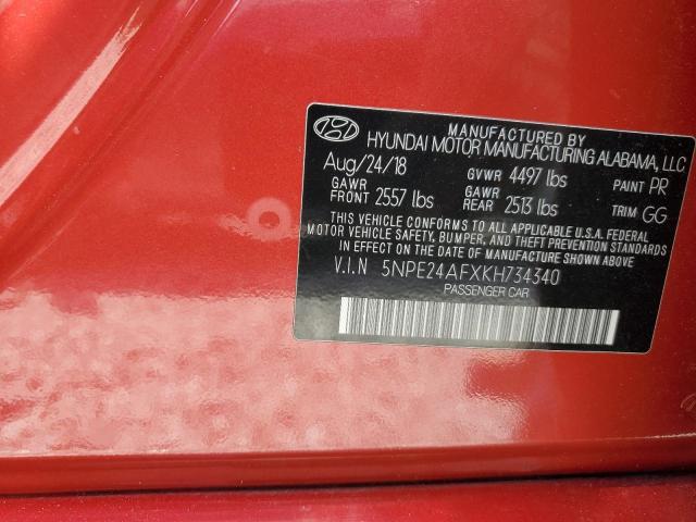 2019 HYUNDAI SONATA SE 5NPE24AFXKH734340