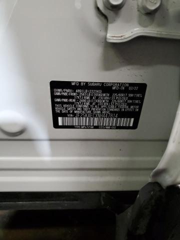 2022 SUBARU FORESTER P JF2SKAECXNH447814