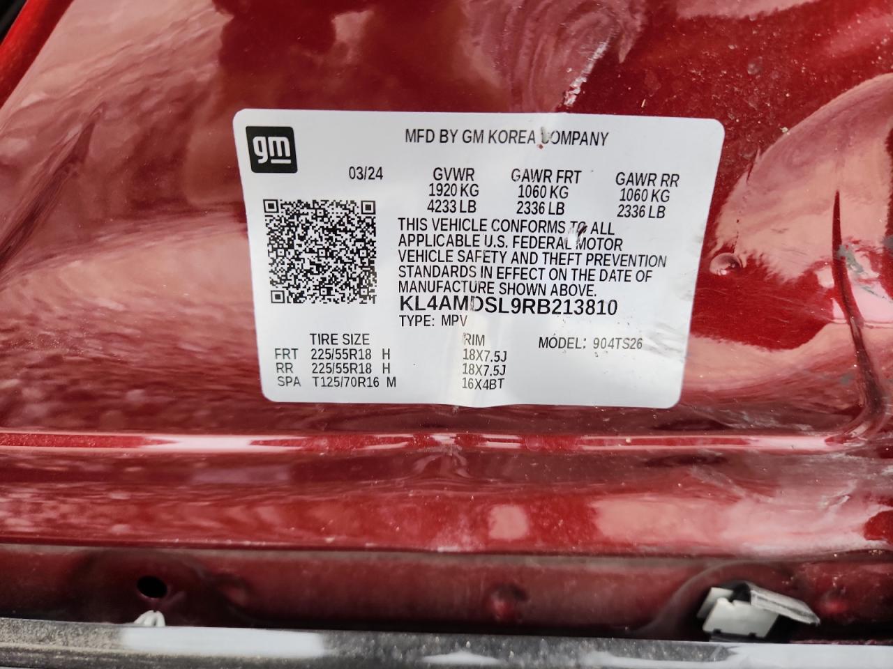 BUICK ENCORE SPORT TOURING