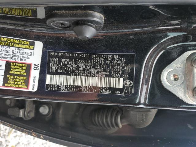 2015 TOYOTA COROLLA L 2T1BURHE9FC406939
