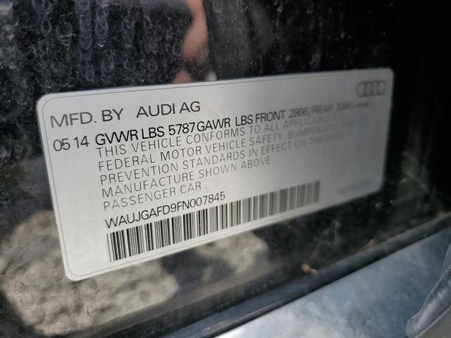 2015 AUDI A8 QUATTRO WAUJGAFD9FN007845