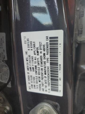2012 HONDA ACCORD EXL - 1HGCP3F8XCA026340