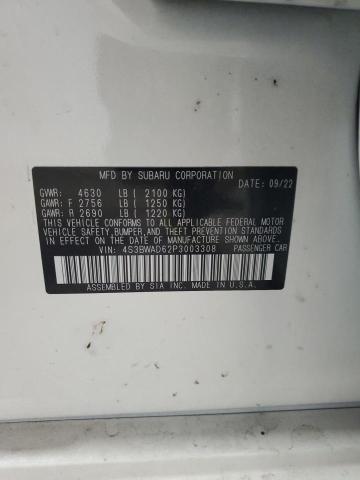 2023 SUBARU LEGACY PRE 4S3BWAD62P3003308