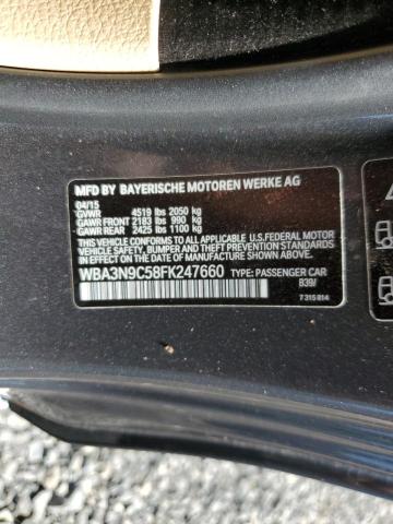 2015 BMW 428 XI WBA3N9C58FK247660