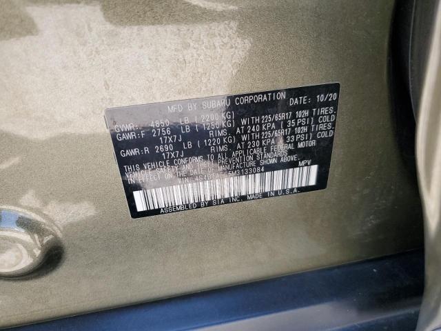 2021 SUBARU OUTBACK PR 4S4BTAFC5M3133084