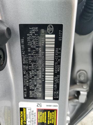 2021 TOYOTA CAMRY XLE 4T1F31AK0MU559419