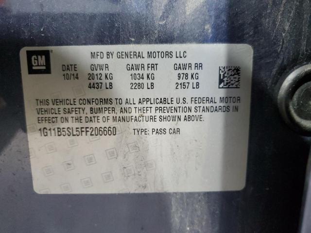 2015 CHEVROLET MALIBU LS - 1G11B5SL5FF206660