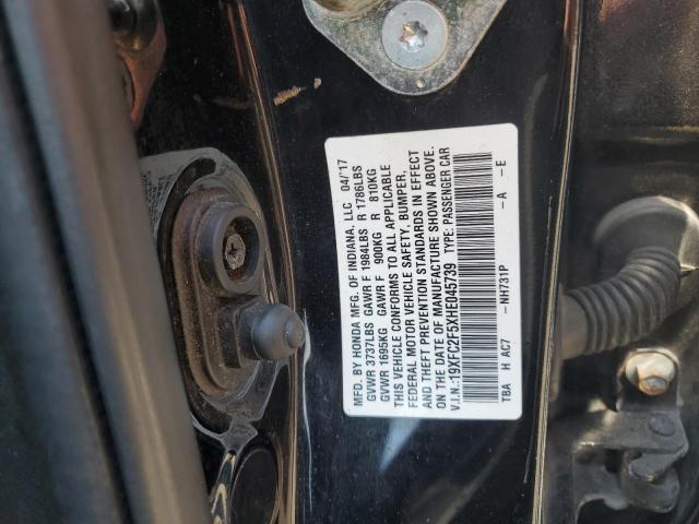 2017 HONDA CIVIC LX 19XFC2F5XHE045739