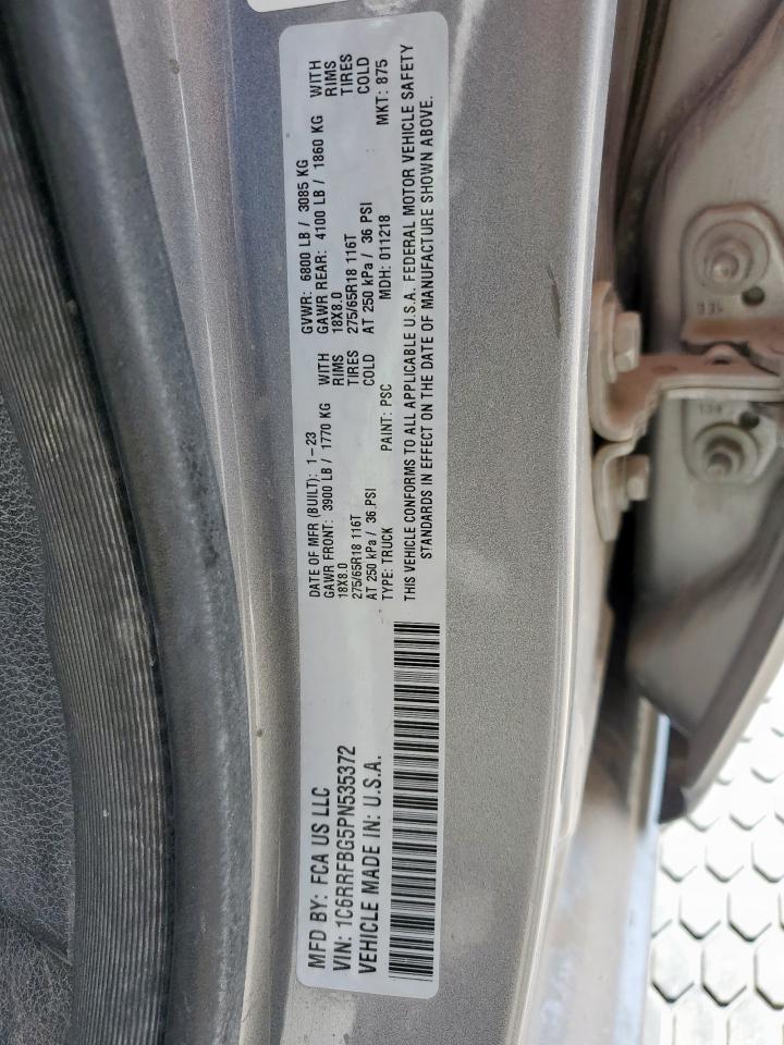 Lot #3280458143 2023 RAM 1500 BIG HORN/LONE STAR