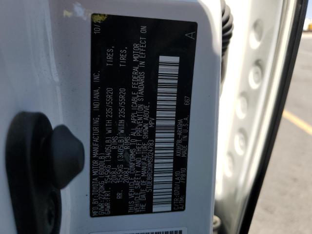 2021 TOYOTA HIGHLANDER 5TDEBRCHXMS024783