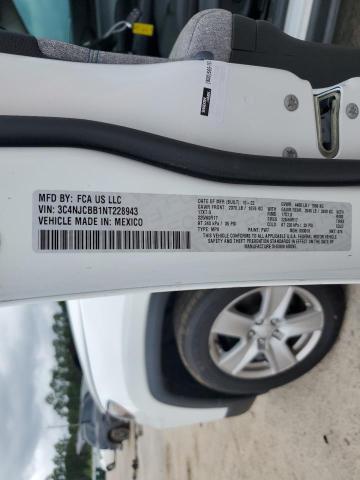 2022 JEEP COMPASS LATITUDE 3C4NJCBB1NT228943