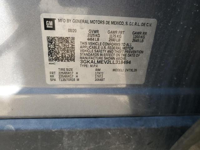 2020 GMC TERRAIN SL 3GKALMEV2LL318494