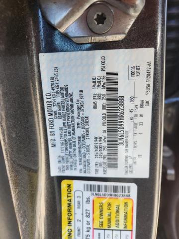 2017 LINCOLN MKZ SELECT - 3LN6L5D99HR623888