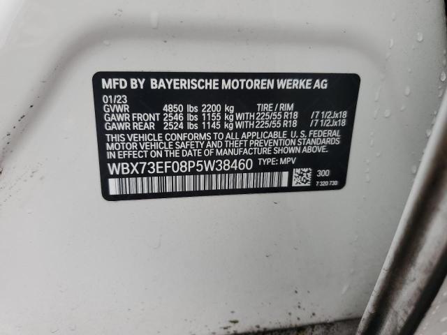 2023 BMW X1 XDRIVE2 WBX73EF08P5W38460