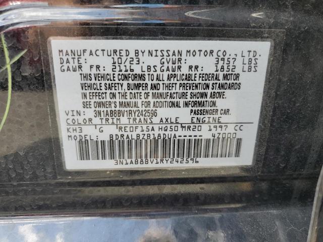 2024 NISSAN SENTRA S 3N1AB8BV1RY242596