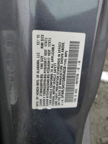 2016 HONDA ODYSSEY SE 5FNRL5H31GB054638