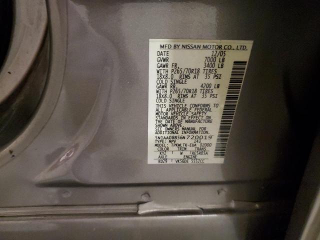 2006 NISSAN ARMADA #3277159922