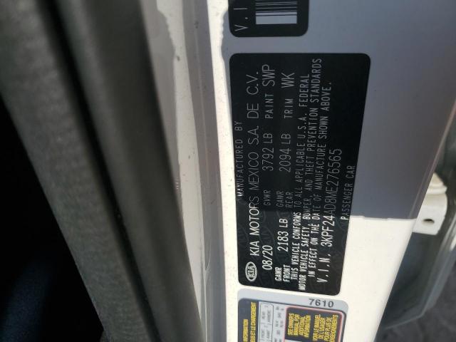 2021 KIA FORTE FE 3KPF24AD8ME276565