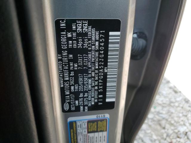 2018 KIA SORENTO LX 5XYPGDA52JG404571