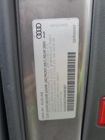 2021 AUDI A6 PREMIUM WAUE3AF27MN045387