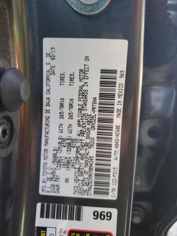 2019 TOYOTA TACOMA DOUBLE CAB 3TMAZ5CN9KM094345