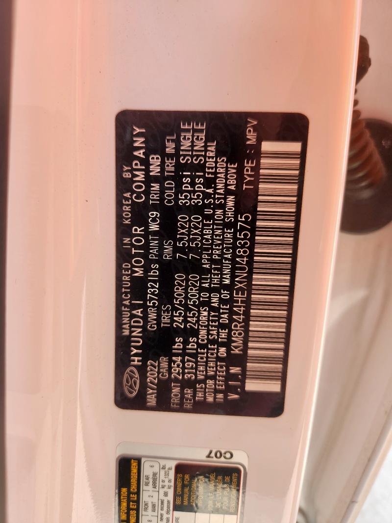 2022 HYUNDAI PALISADE S KM8R44HEXNU483575