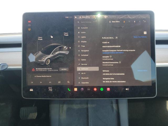 2023 TESLA MODEL 3 5YJ3E1EA4PF549038