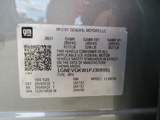 2023 CHEVROLET TRAVERSE L - 1GNEVGKW1PJ309991