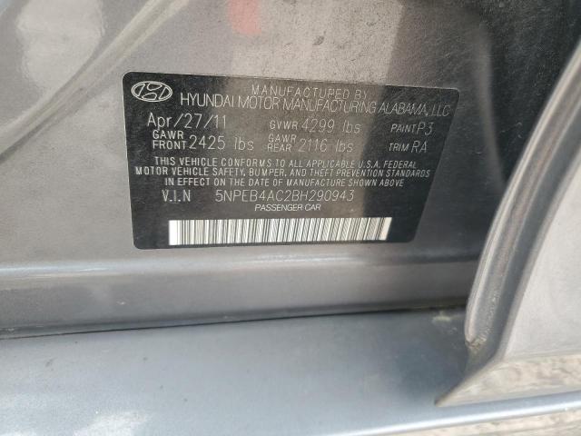 2011 HYUNDAI SONATA GLS - 5NPEB4AC2BH290943