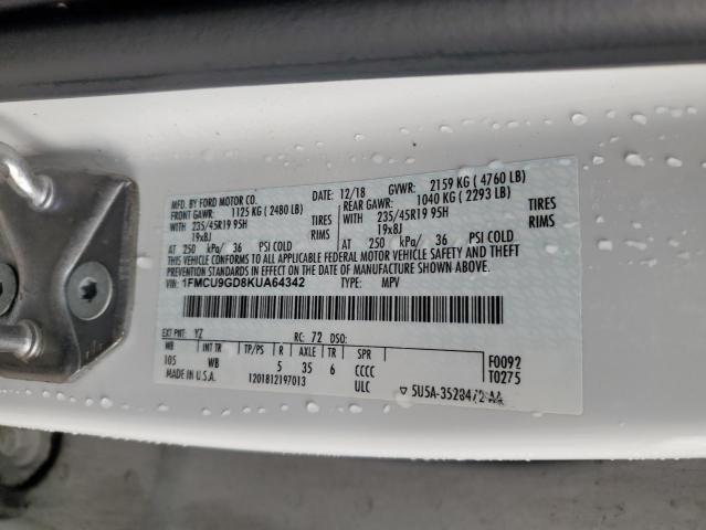 2019 FORD ESCAPE SE #3290246272