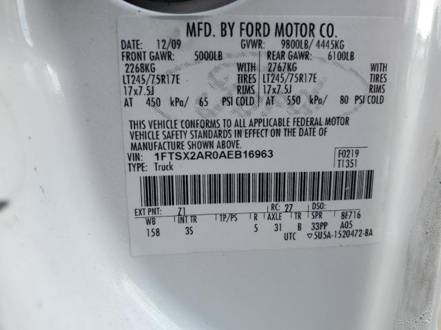 2010 FORD F250 SUPER #3234881389