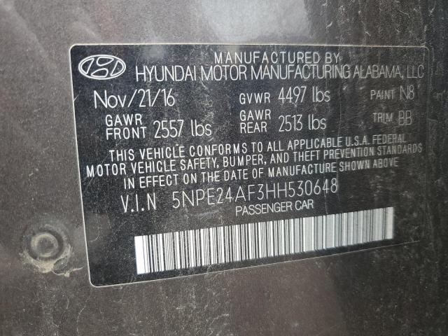 2017 HYUNDAI SONATA SE - 5NPE24AF3HH530648