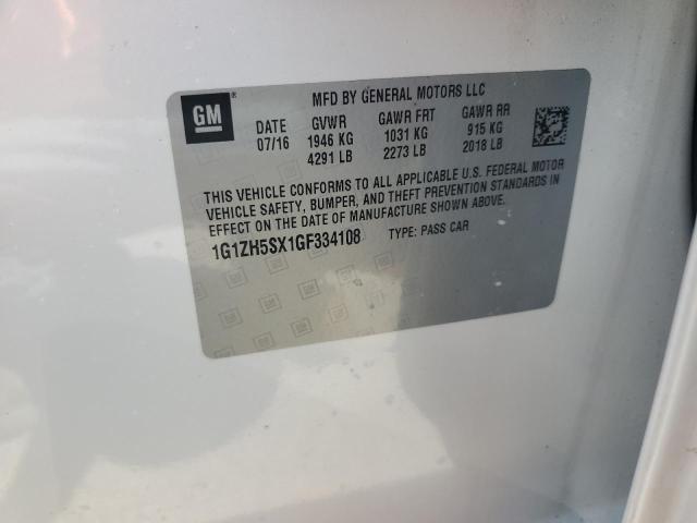 2016 CHEVROLET MALIBU PRE 1G1ZH5SX1GF334108