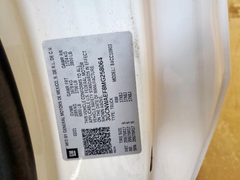 2021 CHEVROLET SILVERADO #3241547372