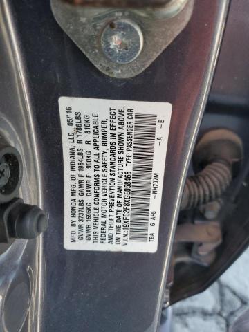 2016 HONDA CIVIC EX 19XFC2F8XGE058466