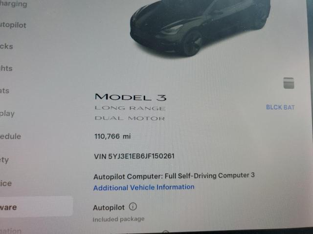 2018 TESLA MODEL 3 5YJ3E1EB6JF150261