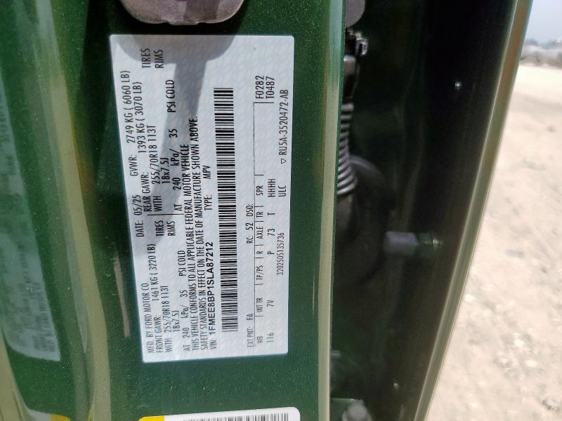 2025 FORD BRONCO OUTER BANKS 1FMEE8BP1SLA87212