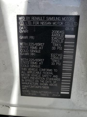 2016 NISSAN ROGUE S - KNMAT2MT3GP679839