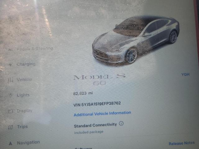 2014 TESLA MODEL S - 5YJSA1S19EFP38762
