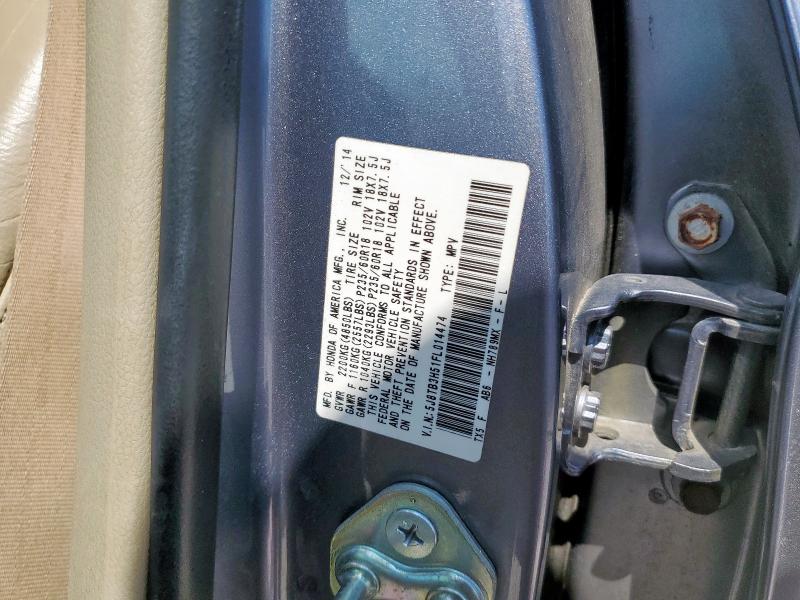 2015 ACURA RDX TECHNO 5J8TB3H51FL014474
