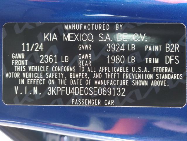2025 KIA K4 EX - 3KPFU4DE0SE069132