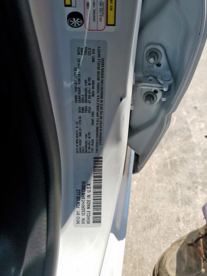 2024 RAM 1500 LIMIT 1C6SRFHT4RN138910
