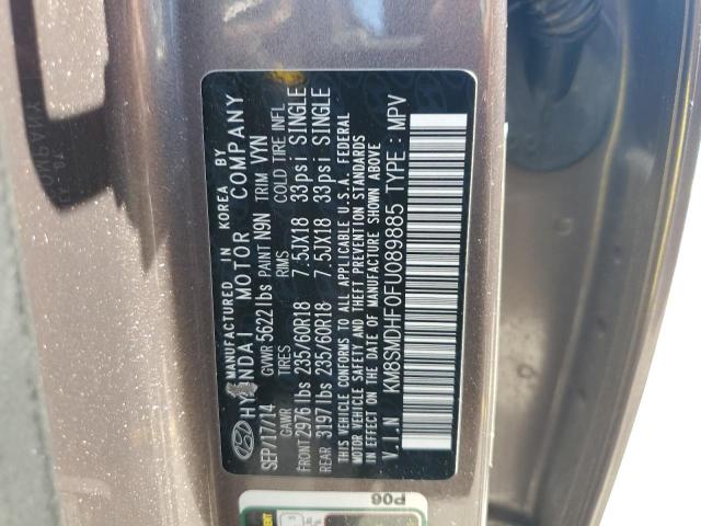 2015 HYUNDAI SANTA FE G KM8SMDHF0FU089885