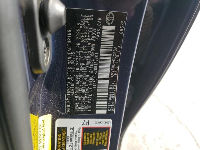 2016 TOYOTA CAMRY HYBR 4T1BD1FK7GU178661