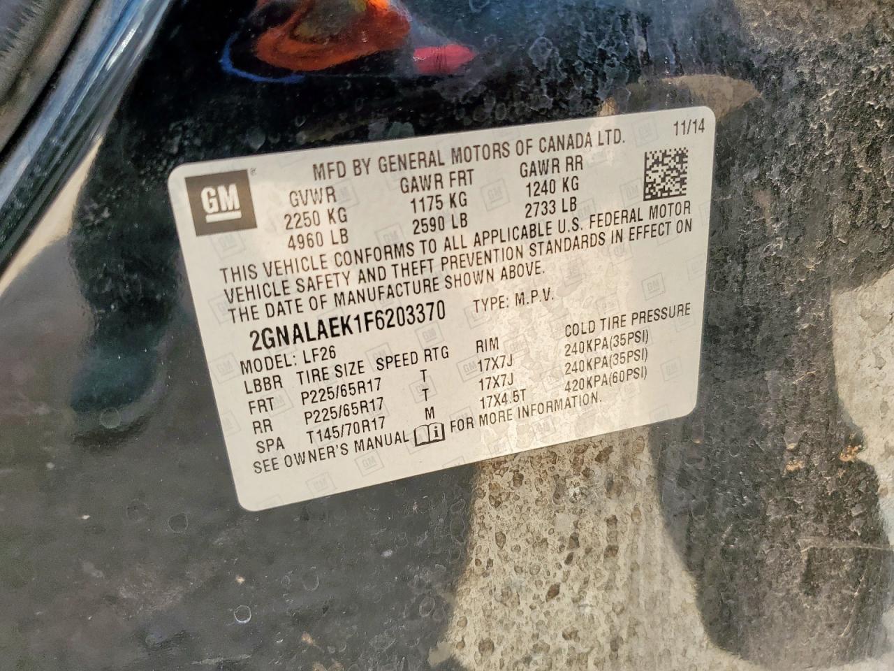 CHEVROLET EQUINOX LS